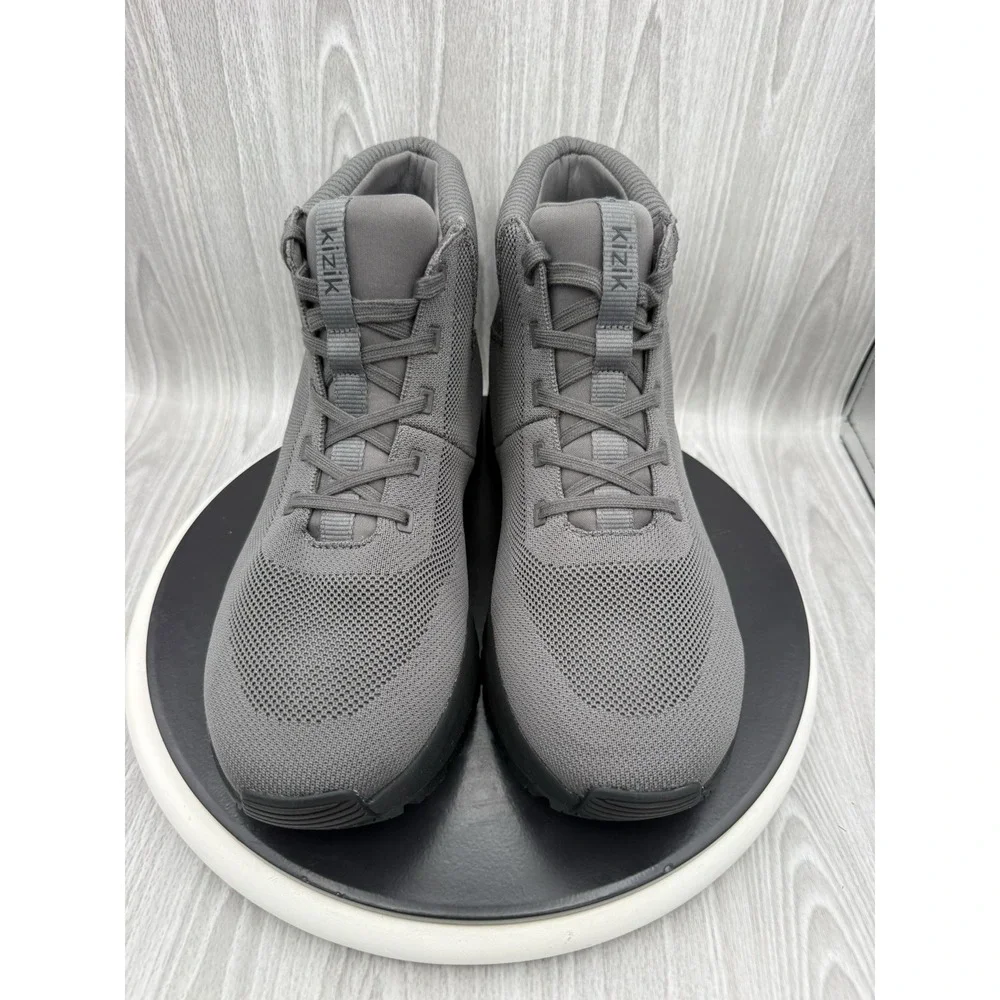 Kizik Suncrest Mens Size 10.5 High-Top Graphite Gray Hands Free Hiking Boots